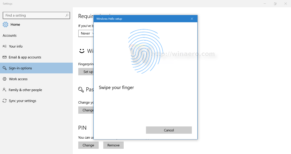 fingerprint software error windows 7