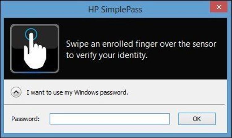 fingerprint software error windows 7